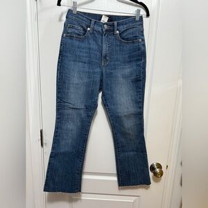 Banana Republic Women's Curvy Cropped Bootcut Jeans Size 27 / 4 Stretch blue nwt